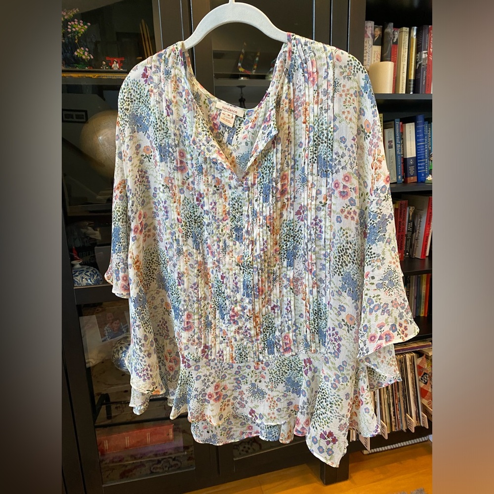Sundance Floral Blouse. Size Medium